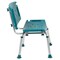 Emma and Oliver Tool-Free 300 Lb. Capacity, Adjustable Bath & Shower Chair with Large Back